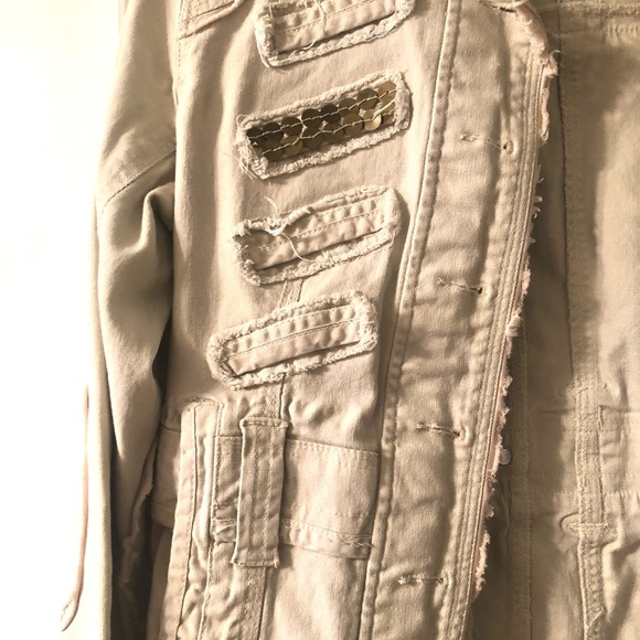 American Jeans Beige Jean Jacket - Picture 3 of 12